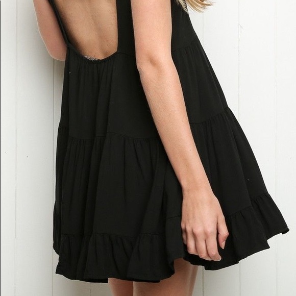 SOLD-Brandy Melville Jada Ruffle Swing Dress - Picture 4 of 8